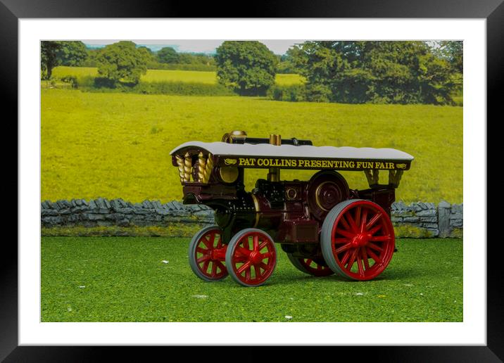 Celebrating Steam with a Legendary Burrell Locomot Framed Mounted Print by Steve Purnell