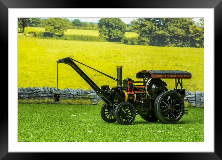 Celebrating the Legendary Fowler B6 Crane Framed Mounted Print by Steve Purnell