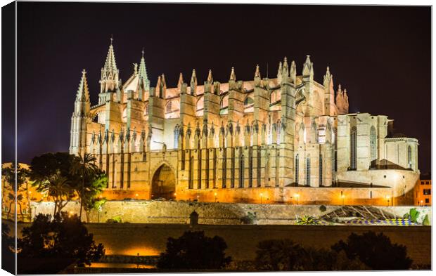 Palma Cathedral Canvas Print by Alex Winter