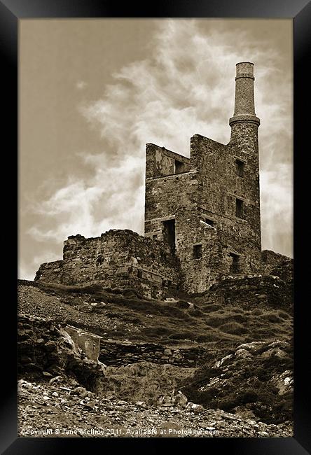 Old Copper Mine, West Cork Framed Print by Jane McIlroy