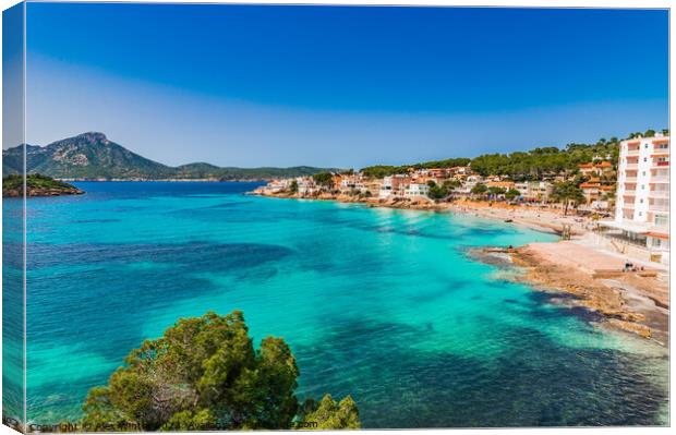 Beautiful view of Sant Elm seaside Canvas Print by Alex Winter