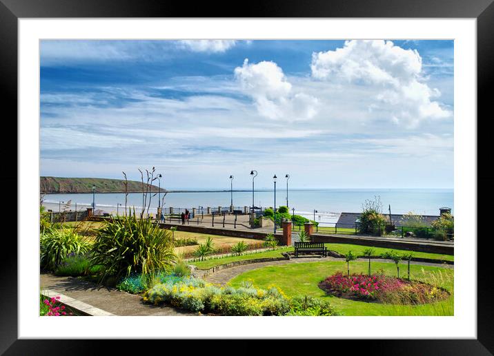 Filey Framed Mounted Print by Alison Chambers