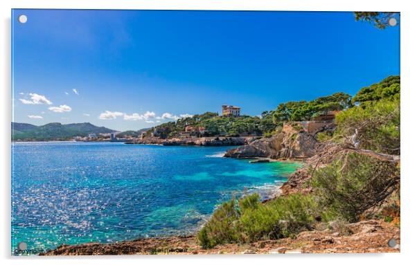 Island scenery Mallorca island Cala Ratjada Acrylic by Alex Winter