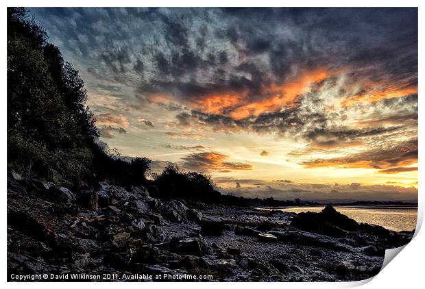 Shepherds warning Print by Dave Wilkinson North Devon Ph