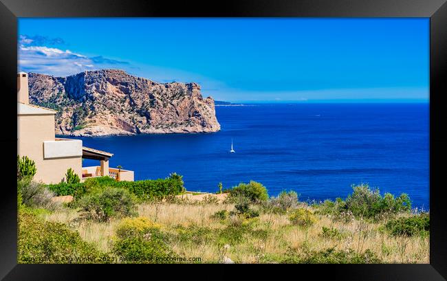 Coast of Majorca island Framed Print by Alex Winter