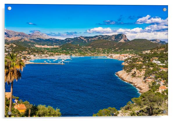 Port de Andratx on Mallorca Acrylic by Alex Winter