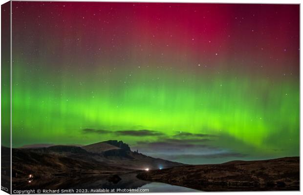 Northern Lights Canvas Print by Richard Smith