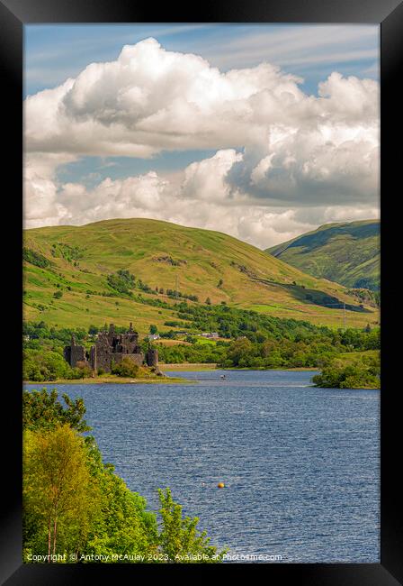 Kilchurn Castle Ruin Framed Print by Antony McAulay