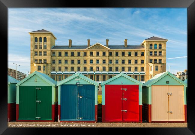 Hove Seafront Framed Print by Slawek Staszczuk