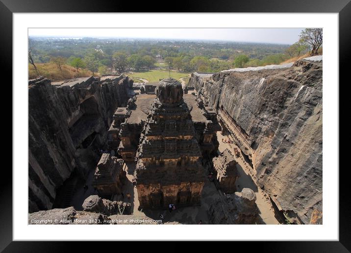 The Kailash Temple India Framed Mounted Print by Aidan Moran