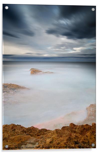 Dunbar Coast Calm Acrylic by Keith Thorburn EFIAP/b