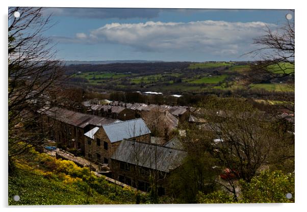 Scenes of Yorkshire - Happy Valley Acrylic by Glen Allen