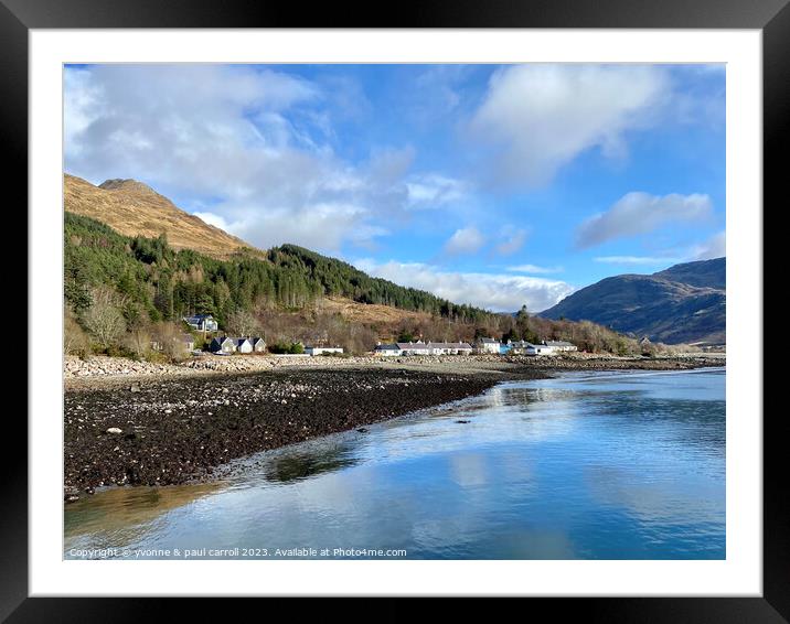 The Serenity of Knoydart Framed Mounted Print by yvonne & paul carroll