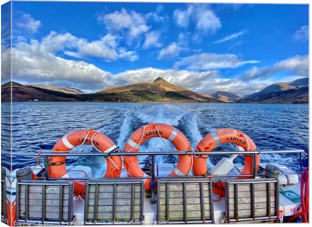 The Majestic Mountains of Knoydart Canvas Print by yvonne & paul carroll