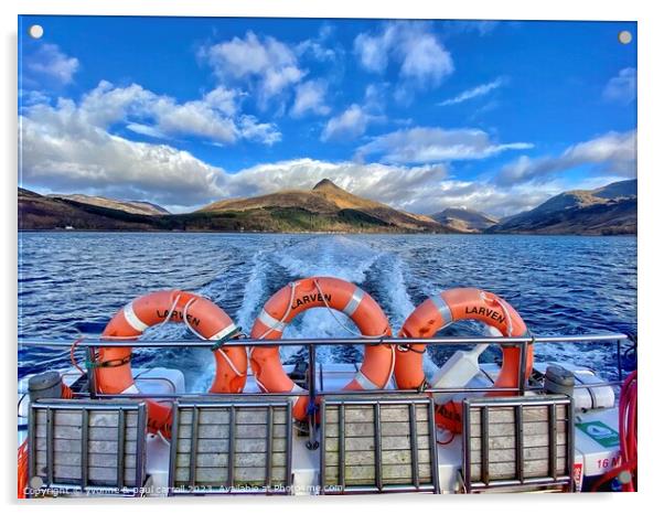 The Majestic Mountains of Knoydart Acrylic by yvonne & paul carroll