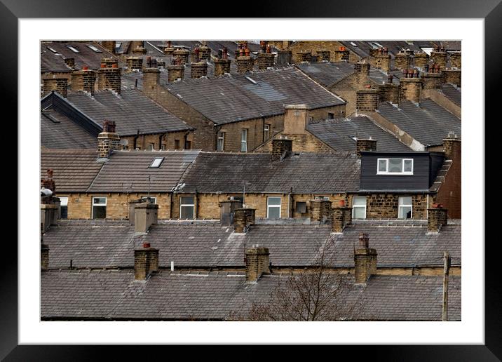 Halifax Roofs  Framed Mounted Print by Glen Allen
