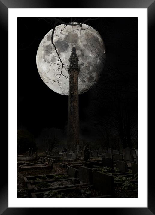 Wainhouse Tower Digital Art Framed Mounted Print by Glen Allen