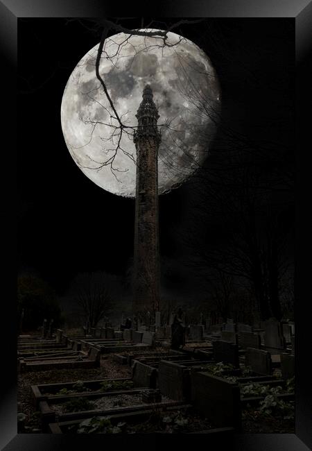 Wainhouse Tower Digital Art Framed Print by Glen Allen