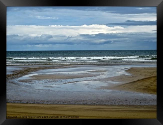 The beach at Downhill, Derry, Northern Ireland Framed Print by Stephanie Moore
