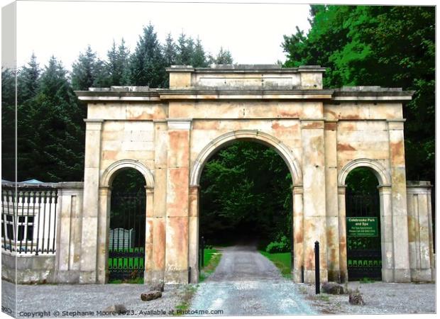 Entrance to the Colebrooke Estate, Derry, Northern Island Canvas Print by Stephanie Moore
