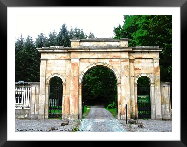 Entrance to the Colebrooke Estate, Derry, Northern Island Framed Mounted Print by Stephanie Moore