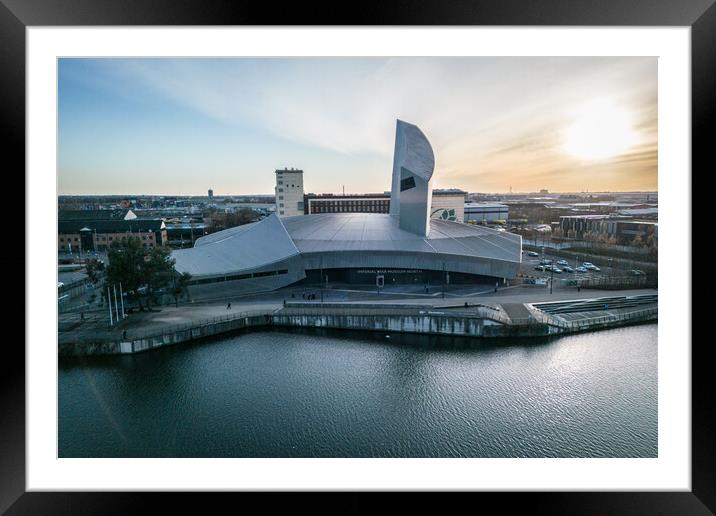 IWM North Salford Quays  Framed Mounted Print by Apollo Aerial Photography