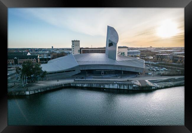 IWM North Salford Quays  Framed Print by Apollo Aerial Photography