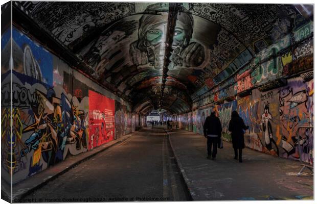 Leake street tunnel  Canvas Print by Horace Goodenough
