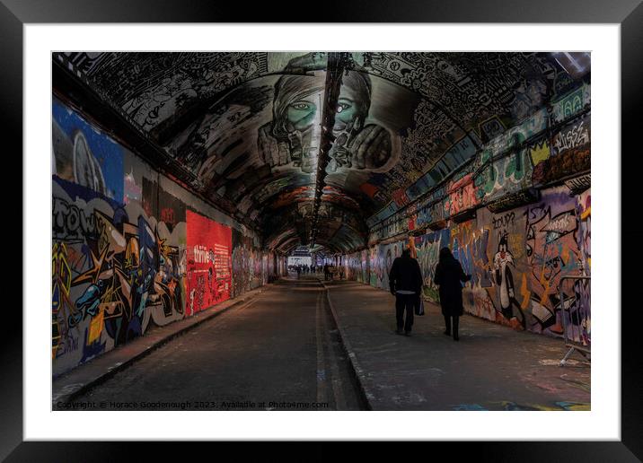 Leake street tunnel  Framed Mounted Print by Horace Goodenough
