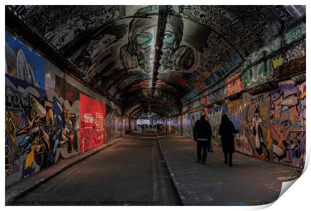 Leake street tunnel  Print by Horace Goodenough