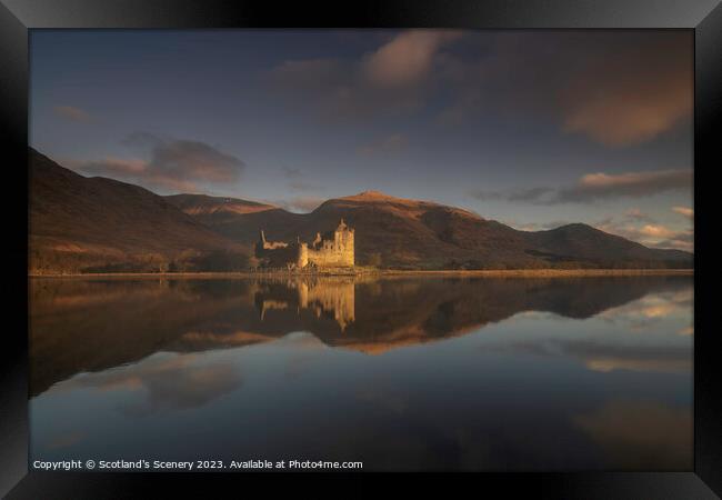 Kilchurn Castle, Highlands Scotland Framed Print by Scotland's Scenery