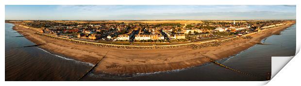 Withernsea Drone Panoramic Print by Tim Hill