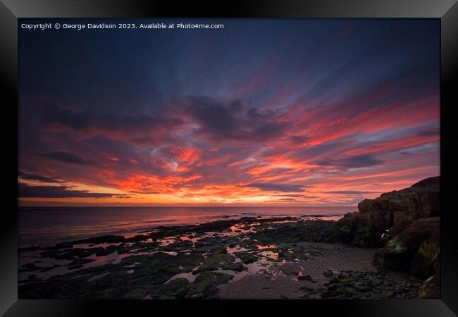 Serenity at Sunrise Framed Print by George Davidson