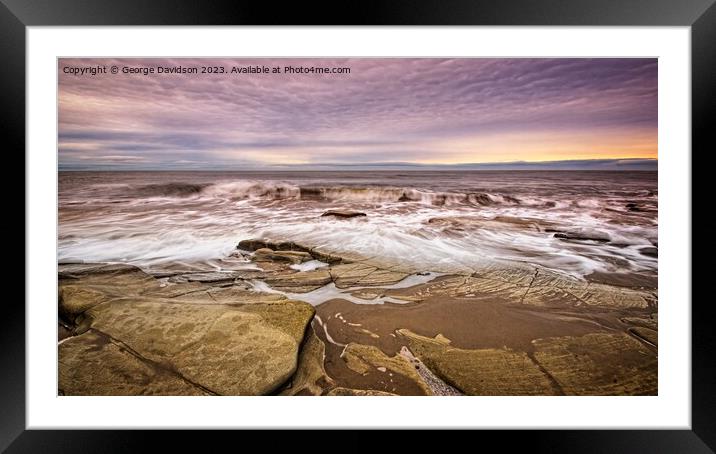 Colours of the Sea Framed Mounted Print by George Davidson