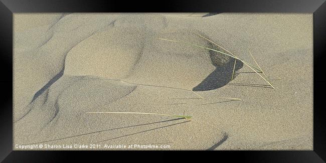 Sand Framed Print by Sharon Lisa Clarke