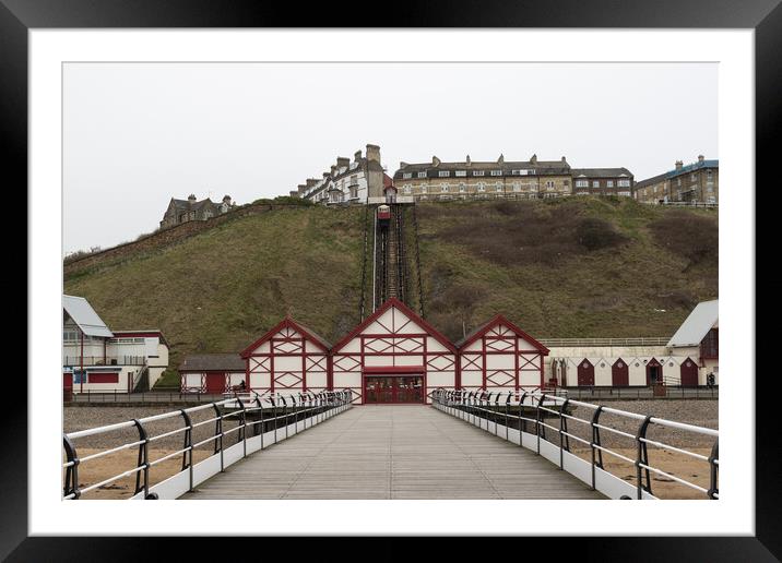 Saltburn by the Sea Framed Mounted Print by chris smith