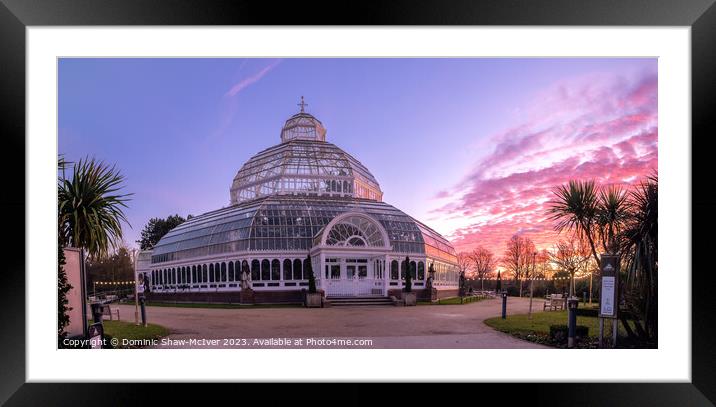 Sefton Park Palmhouse Framed Mounted Print by Dominic Shaw-McIver