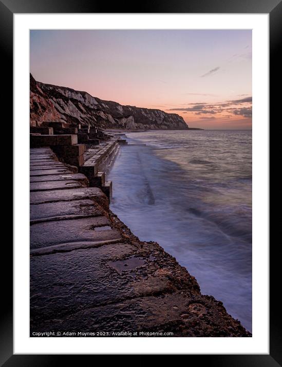 The warren The sea. Framed Mounted Print by Adam Moynes