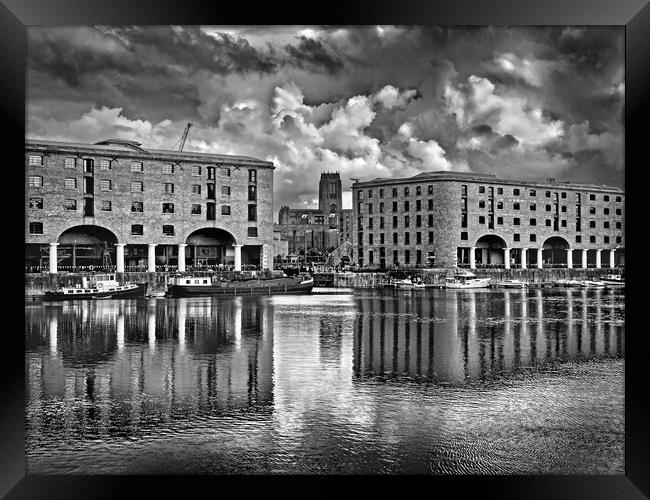 Royal Albert Dock, Liverpool Framed Print by Darren Galpin