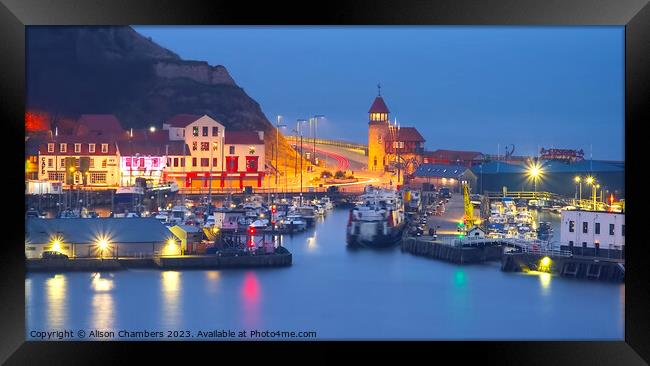 Scarborough  Framed Print by Alison Chambers