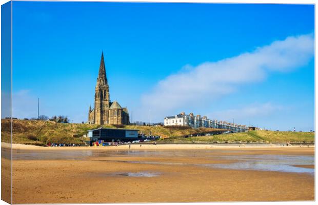 Longsands Beach Tynemouth Canvas Print by Steve Smith