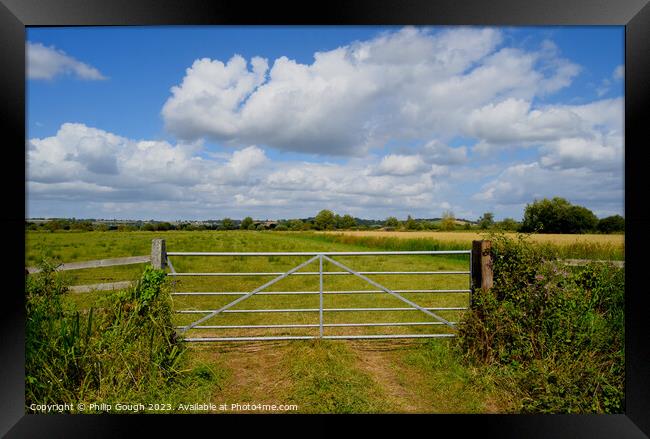 Outdoor field Framed Print by Philip Gough