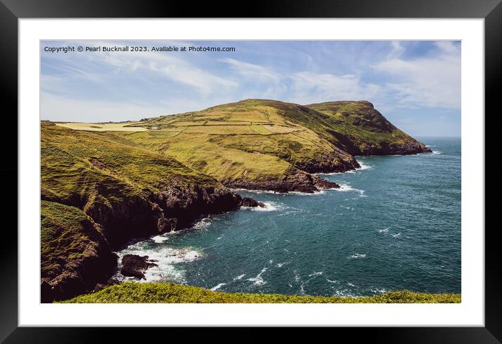 Lleyn Peninsula Wales Coast Walk Framed Mounted Print by Pearl Bucknall