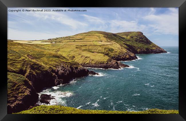 Lleyn Peninsula Wales Coast Walk Framed Print by Pearl Bucknall