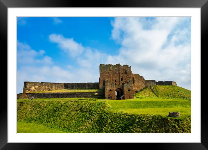 Tynemouth Priory Framed Mounted Print by Steve Smith