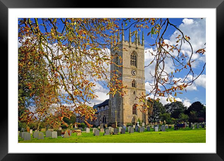St Peter and St Paul’s Church, Sturton-le-Steeple  Framed Mounted Print by Darren Galpin