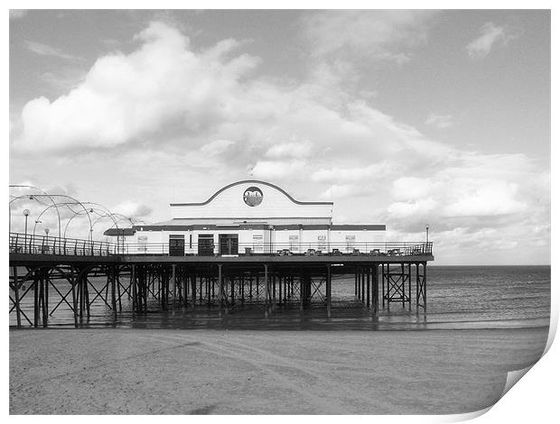 Cleethorpes Pier Print by Sarah Couzens