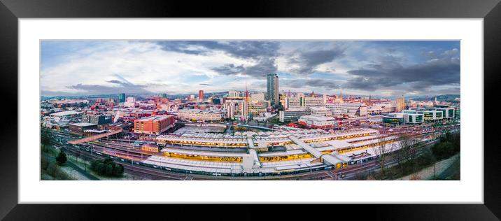 Sheffield Skyline Framed Mounted Print by Apollo Aerial Photography