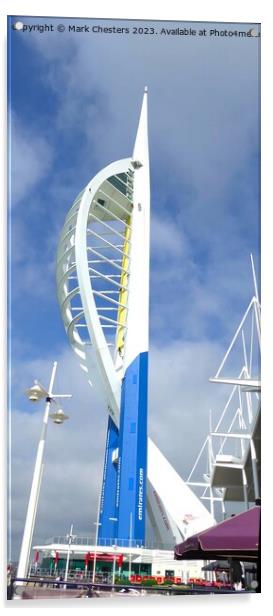 Majesty of the Spinnaker Acrylic by Mark Chesters