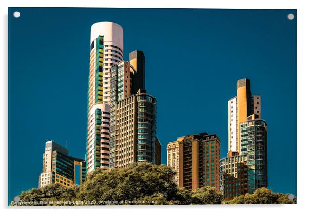 Contemporary stlye apartment buildings Acrylic by Daniel Ferreira-Leite